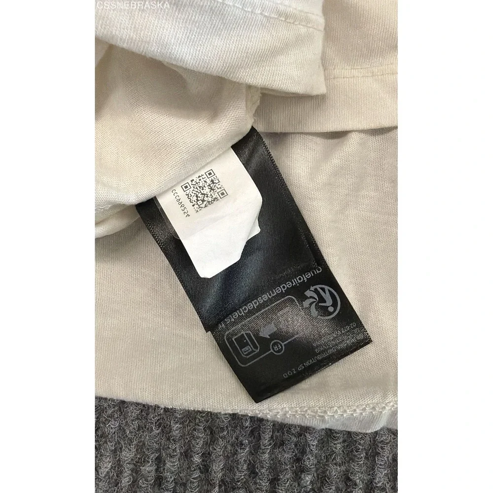 The North Face Cream Shirt Men Camo Half Dome Logo Graphic Tee - Size M